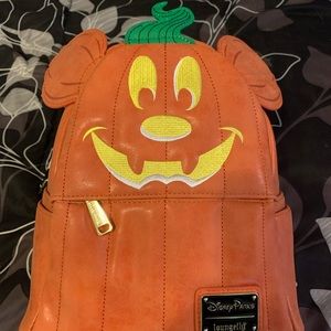 Disney Loungefly Pumpkin Backpack